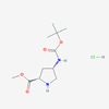 Picture of (2S,4S)-Methyl 4-((tert-butoxycarbonyl)amino)pyrrolidine-2-carboxylate hydrochloride