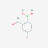 Picture of (4-Fluoro-2-formylphenyl)boronic acid