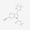 Picture of tert-Butyl 6-cyano-3-(4,4,5,5-tetramethyl-1,3,2-dioxaborolan-2-yl)-1H-indole-1-carboxylate