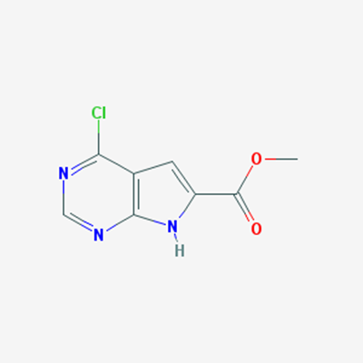 Picture of Methyl 4-chloro-7H-pyrrolo[2,3-d]pyrimidine-6-carboxylate