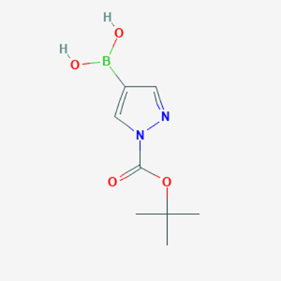 Picture of (1-(tert-Butoxycarbonyl)-3,5-dimethyl-1H-pyrazol-4-yl)boronic acid