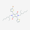 Picture of 3-(5-Bromothiophen-2-yl)-2,5-bis(2-ethylhexyl)-6-(thiophen-2-yl)pyrrolo[3,4-c]pyrrole-1,4(2H,5H)-dione