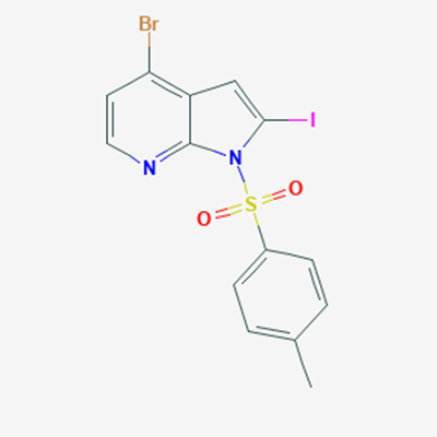 Picture of 4-Bromo-2-iodo-1-tosyl-1H-pyrrolo[2,3-b]pyridine