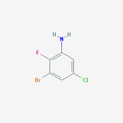 Picture of 3-Bromo-5-chloro-2-fluoroaniline