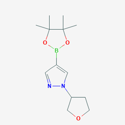 Picture of 1-(Tetrahydrofuran-3-yl)-4-(4,4,5,5-tetramethyl-1,3,2-dioxaborolan-2-yl)-1H-pyrazole