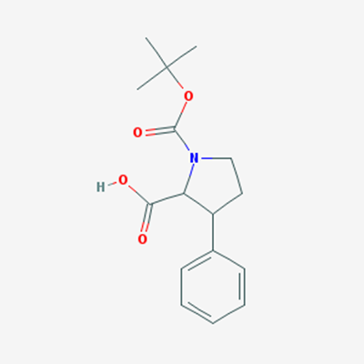 Picture of 1-(tert-Butoxycarbonyl)-3-phenylpyrrolidine-2-carboxylic acid