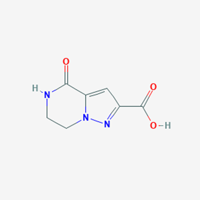 Picture of 4-Oxo-4,5,6,7-tetrahydropyrazolo[1,5-a]pyrazine-2-carboxylic acid