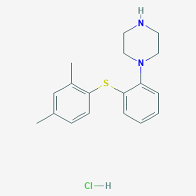 Picture of 1-(2-((2,4-dimethylphenyl)thio)phenyl)piperazine hydrochloride