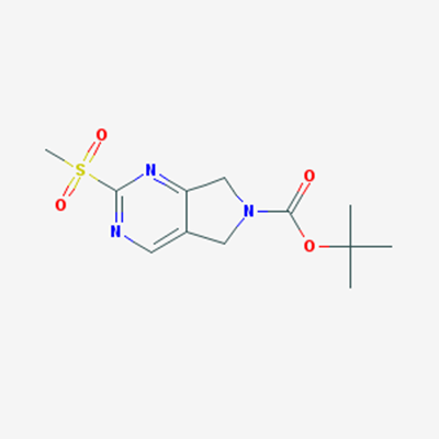 Picture of tert-Butyl 2-(methylsulfonyl)-5H-pyrrolo[3,4-d]pyrimidine-6(7H)-carboxylate