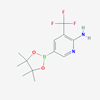 Picture of 5-(4,4,5,5-Tetramethyl-1,3,2-dioxaborolan-2-yl)-3-(trifluoromethyl)pyridin-2-amine