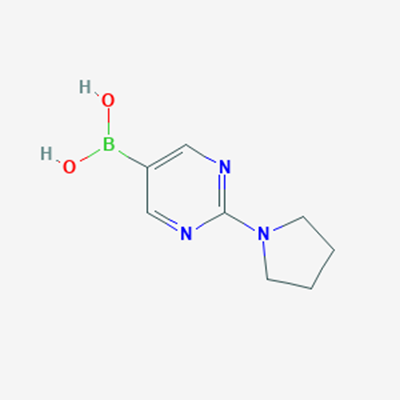 Picture of (2-(Pyrrolidin-1-yl)pyrimidin-5-yl)boronic acid