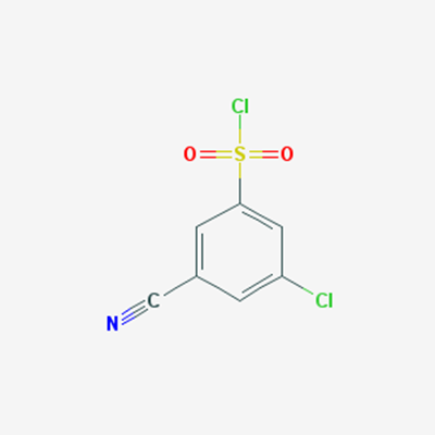 Picture of 3-Chloro-5-cyanobenzene-1-sulfonyl chloride