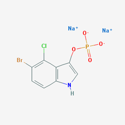 Picture of Sodium 5-bromo-4-chloro-1H-indol-3-yl phosphate