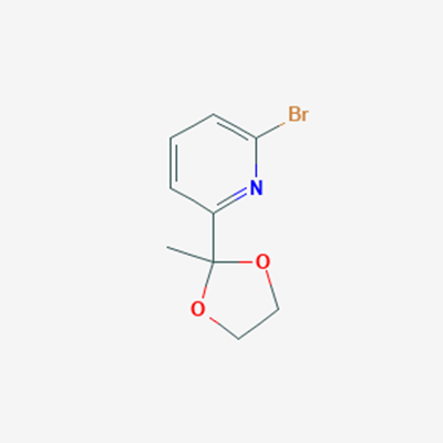 Picture of 2-Bromo-6-(2-methyl-1,3-dioxolan-2-yl)pyridine