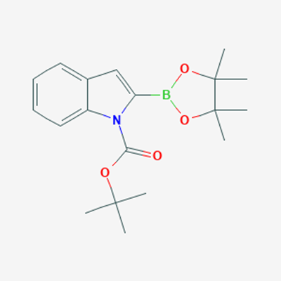 Picture of tert-Butyl 2-(4,4,5,5-tetramethyl-1,3,2-dioxaborolan-2-yl)-1H-indole-1-carboxylate