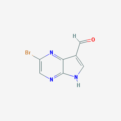Picture of 2-Bromo-5H-pyrrolo[2,3-b]pyrazine-7-carbaldehyde