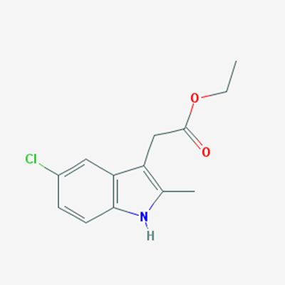 Picture of Ethyl 2-(5-chloro-2-methyl-1H-indol-3-yl)acetate