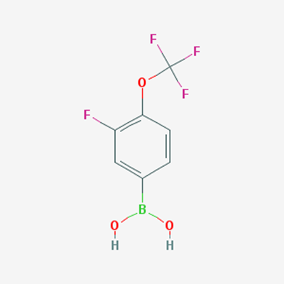 Picture of (3-Fluoro-4-(trifluoromethoxy)phenyl)boronic acid