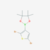 Picture of 2-(2,5-Dibromothiophen-3-yl)-4,4,5,5-tetramethyl-1,3,2-dioxaborolane