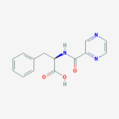 Picture of (R)-3-Phenyl-2-(pyrazine-2-carboxamido)propanoic acid