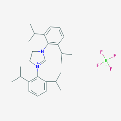 Picture of 1,3-Bis(2,6-diisopropylphenyl)-4,5-dihydro-1H-imidazol-3-ium tetrafluoroborate