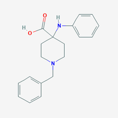 Picture of 1-Benzyl-4-(phenylamino)piperidine-4-carboxylic acid