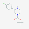 Picture of tert-Butyl 3-(4-chlorophenyl)piperazine-1-carboxylate