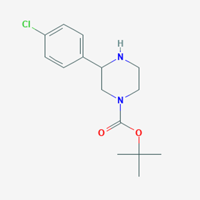 Picture of tert-Butyl 3-(4-chlorophenyl)piperazine-1-carboxylate