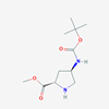 Picture of (2S,4R)-Methyl 4-((tert-butoxycarbonyl)amino)pyrrolidine-2-carboxylate
