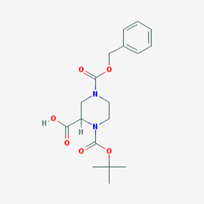 Picture of 4-((Benzyloxy)carbonyl)-1-(tert-butoxycarbonyl)piperazine-2-carboxylic acid