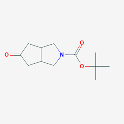 Picture of cis-tert-Butyl 5-oxohexahydrocyclopenta[c]pyrrole-2(1H)-carboxylate