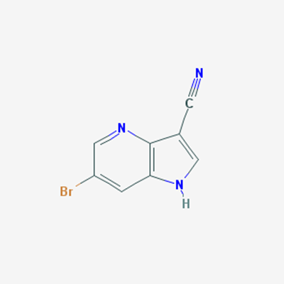 Picture of 6-Bromo-1H-pyrrolo[3,2-b]pyridine-3-carbonitrile