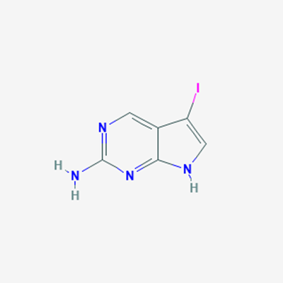 Picture of 5-Iodo-7H-pyrrolo[2,3-d]pyrimidin-2-amine