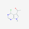 Picture of 1-(4-Chloro-7H-pyrrolo[2,3-d]pyrimidin-5-yl)ethanone