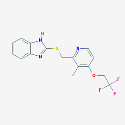 Picture of 2-(((3-Methyl-4-(2,2,2-trifluoroethoxy)pyridin-2-yl)methyl)thio)-1H-benzo[d]imidazole