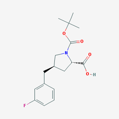 Picture of (2S,4R)-1-(tert-Butoxycarbonyl)-4-(3-fluorobenzyl)pyrrolidine-2-carboxylic acid