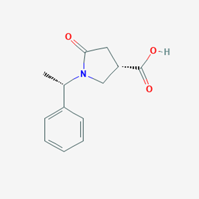 Picture of (S)-5-Oxo-1-((S)-1-phenylethyl)pyrrolidine-3-carboxylic acid