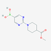 Picture of (2-(4-(Methoxycarbonyl)piperidin-1-yl)pyrimidin-5-yl)boronic acid