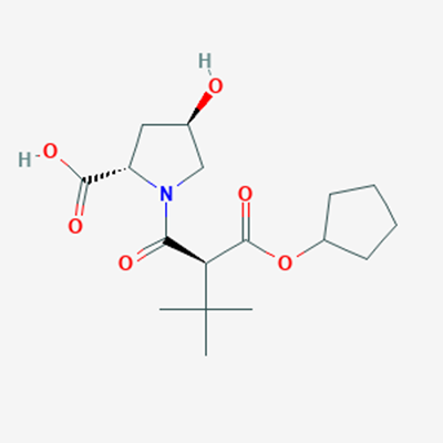 Picture of (2S,4R)-1-((S)-2-((Cyclopentyloxy)carbonyl)-3,3-dimethylbutanoyl)-4-hydroxypyrrolidine-2-carboxylic acid