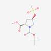 Picture of (2S,4R)-1-tert-Butyl 2-methyl 4-((methylsulfonyl)oxy)pyrrolidine-1,2-dicarboxylate