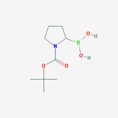 Picture of (1-(tert-Butoxycarbonyl)pyrrolidin-2-yl)boronic acid