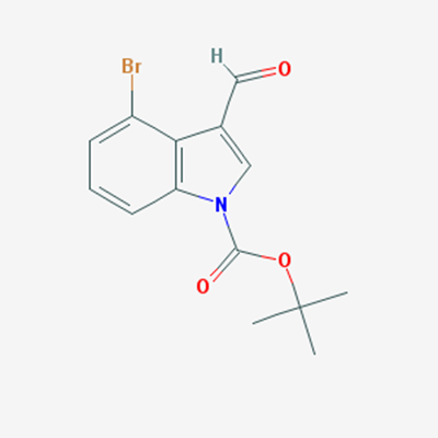 Picture of tert-Butyl 4-bromo-3-formyl-1H-indole-1-carboxylate