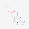 Picture of Ethyl (2-amino-4-hydroxy-6-methyl-5-pyrimidinyl)acetate