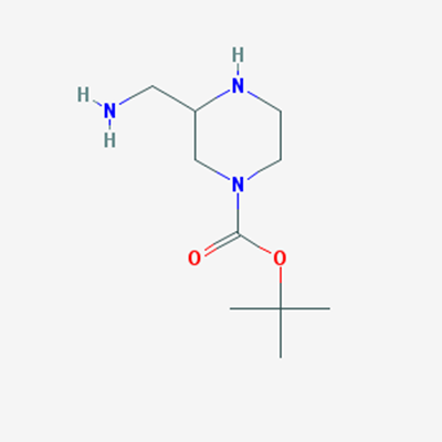 Picture of tert-Butyl 3-(aminomethyl)piperazine-1-carboxylate