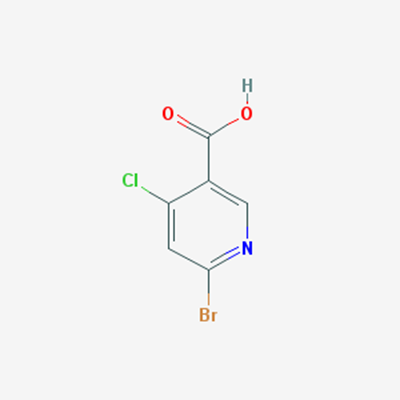 Picture of 6-Bromo-4-chloronicotinic acid