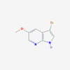 Picture of 3-Bromo-5-methoxy-1H-pyrrolo[2,3-b]pyridine