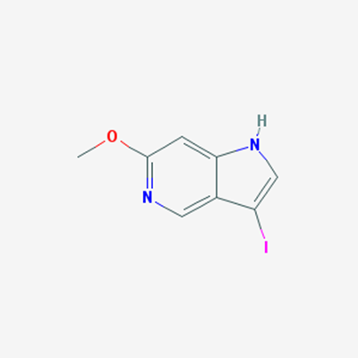 Picture of 3-Iodo-6-methoxy-1H-pyrrolo[3,2-c]pyridine