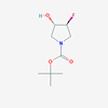Picture of (3,4)-trans-3-FLUORO-4-HYDROXY-PYRROLIDINE-1-CARBOXYLIC ACID TERT-BUTYL ESTER