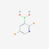 Picture of (2,5-Dibromopyridin-3-yl)boronic acid