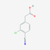 Picture of 2-(3-Chloro-4-cyanophenyl)acetic acid